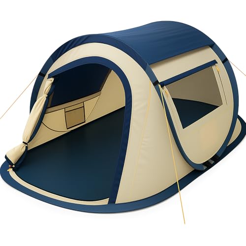 Schnell und einfach campen mit dem CampFeuer Zelt Quiki für 2 Personen! Aufbau in 2 Sekunden, wasserabweisend und ideal für Festival, Camping und mehr. Pop Up Zelt für Outdoor-Fans.