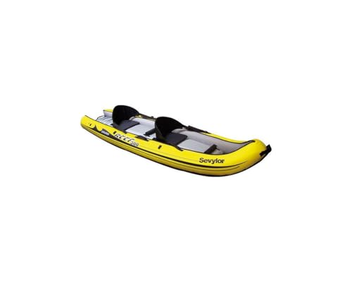 Erlebe unvergessliche Abenteuer auf dem Wasser mit dem SEVYLOR aufblasbaren Kanu Reef 300! Perfekt für Paare und Wassersportliebhaber – robust, komfortabel und einfach zu transportieren.
