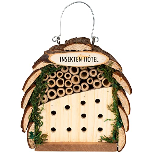Insektenhotel für mehr Vielfalt im Garten – Schützt Bienen & Marienkäfer – Perfekt für umweltbewusste Gärtner und Naturliebhaber – Jetzt 16 cm großes Gardigo 90531 entdecken!