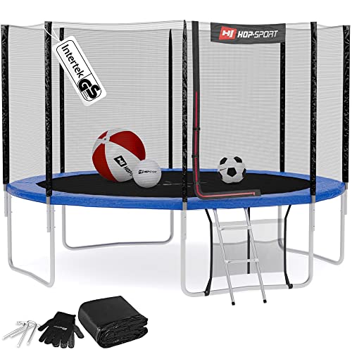 Jump to Fun Trampolin – Ultimativer Outdoor-Spaß für die ganze Familie – Robustes Komplettset mit Sicherheitsnetz, Leiter und Extras – Perfekt für aktive Kinder und Eltern