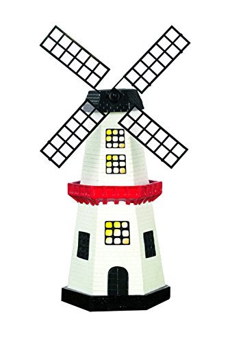 Genießen Sie stimmungsvolle Beleuchtung im Garten – Solar-Windmühle von EASYmaxx! Bis zu 8 Stunden Leuchtdauer dank Tageslichtsensor, kabellos für Innen und Außen geeignet. Ideal für Outdoor-Fans!