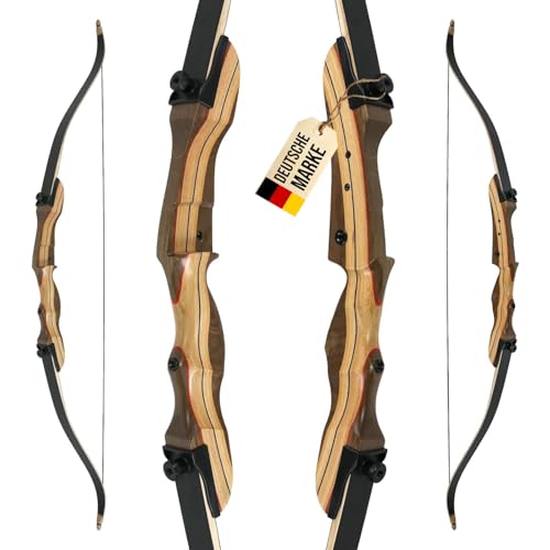 Bereit für den Bogen - Wild Honey Recurvebogen - 62 Zoll - 32 lbs | Perfekter Start für Erwachsene und Jugendliche im Bogensport | Zuverlässige Leistung und Präzision für Anfänger