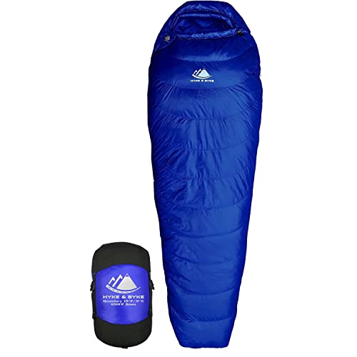 Holen Sie sich den ultimativen Begleiter für kalte Nächte im Freien – Hyke & Byke Quandary Daunenschlafsack für Wanderungen und Camping. Genießen Sie Wärme, Leichtigkeit und Kompaktheit in 5 Farben!