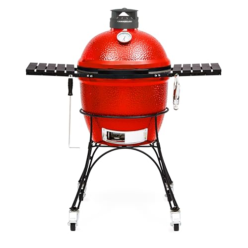 Perfekte Grillergebnisse garantiert – Kamado Joe® Klassik II Keramischer Außengrill | Ideal für passionierte BBQ-Fans | Rot, 18 inch für unvergessliche Grillerlebnisse im Freien!