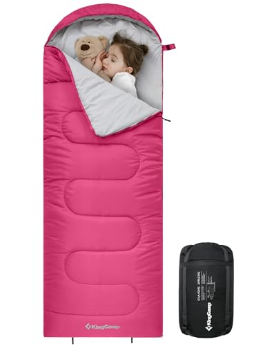Bequemer Kinderschlafsack für Camping und Wandern – Leichtgewichtiger Deckenschlafsack für Kinder – Ideales Outdoor-Equipment für kleine Abenteurer – Mit Tragetasche für einfaches Transportieren und Aufbewahren