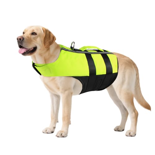 Sicherheit im Wasser - NAMSAN Hundeschwimmwesten | Aufblasbare Rettungsweste für kleine, mittlere und große Hunde | Tragbar, langlebig und wasserdicht | Ideal für Outdoor-Fans und Wassersportliebhaber