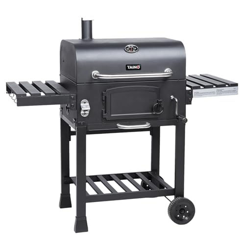 Genieße unvergessliche BBQ-Erlebnisse – Der TAINO HERO XL Smoker Grillwagen macht dich zum Grillmeister! Perfekt für Grillfans und BBQ-Enthusiasten, mit Zubehör für unendliche Möglichkeiten.