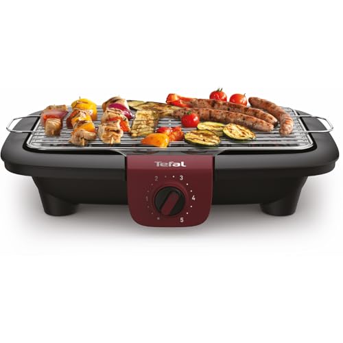 Grillvergnügen – Leicht zu reinigender Elektrogrill – Perfekt für Grillfans – Einfache Reinigung – Spülmaschinenfestes Grillrost und Tropfschale – Vollständig zerlegbar – Tischgrill – 2300 Watt.