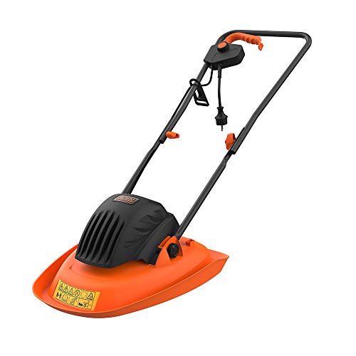 Effektiver Rasenschnitt mit Leichtigkeit – BLACK+DECKER Elektrischer Schwebermäher | Leistungsstark, präzise, für alle Gartenliebhaber