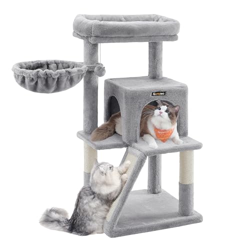 Kratzbaum – Große Plattform für entspannte Katzen – Perfekt für aktive Stubentiger.