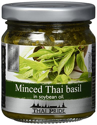 Frischer Genuss – Gehacktes Basilikum in Sojabohnenöl – Für Liebhaber der thailändischen Küche. Hol dir die authentische Thai-Tradition nach Hause und verleihe deinen Gerichten den perfekten Geschmack!