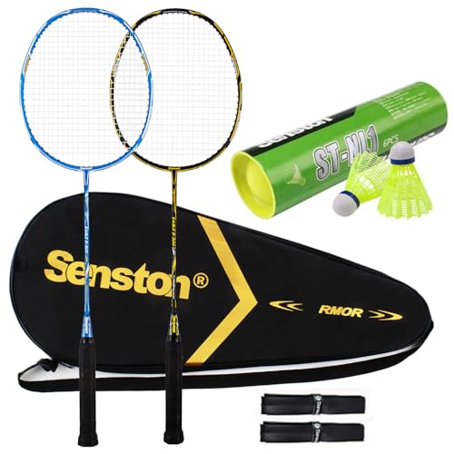 Leichtgewichtig und leistungsstark – Senston S300 Badminton Set | Verbessern Sie Ihr Spiel mit diesem Carbon Schläger-Set | Perfekt für Badminton-Enthusiasten und Profis geeignet!