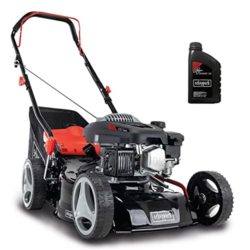 Leistungsstarker Rasenmäher für perfekte Rasenpflege – Schnittbreite 420mm, 3in1 Funktion, 3,4PS Motor, 45L Fangkorb, Schnitthöhenverstellung 25-75 mm – Ideal für Gartenliebhaber und Hobbygärtner.