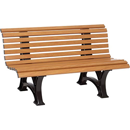 Genießen Sie Ihren Garten mit der Blome Gartenbank Amrum – langlebige Sitzbank in Holz-Optik für Garten, Balkon und Terrasse. Perfekt für gemütliche Stunden im Freien. Made in Germany.