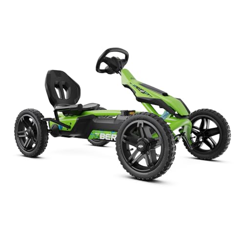 Ultimativer Fahrspaß für Kinder – BERG Rally DRT Green Gokart | Tretfahrzeug für Kinder von 4-12 Jahren | Robust, sicher und bereit für abenteuerlustige Outdoor-Fans!