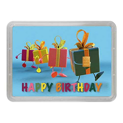 Goldbarren 0,5g – Einzigartiges Geschenk in Motivbox – Perfekt zum Geburtstag – Hochwertiges Valcambi ESG Feingold 999,9 – 0,5g Gold für besondere Anlässe