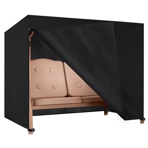 Schutz für deine Gartenschaukel – Wasserdichte Winterabdeckung für 3-Sitzer Hollywoodschaukel aus robustem 600D Oxford-Gewebe – Perfekt für Outdoor-Fans, die ihre Schaukel vor allen Witterungsbedingungen schützen möchten.
