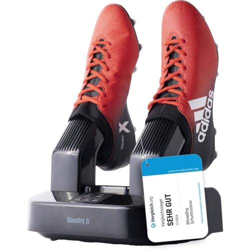 Frische Schuhe das ganze Jahr! SHOEDRY Ozone - Schuhtrockner & Schuh-Erfrischer - Ozon-Technologie - Tötet Bakterien und Pilze ab - Keine unangenehmen Gerüche - Energieeffizient.