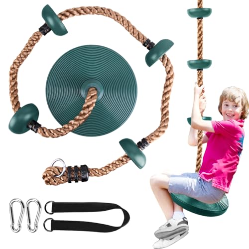 Outdoor Kletterseil Schaukel – Spaß und Abenteuer im Garten – Für aktive Kinder und Outdoor-Fans – Belastbar bis 200kg – Robust und sicher für unbeschwerten Spielspaß im Freien.