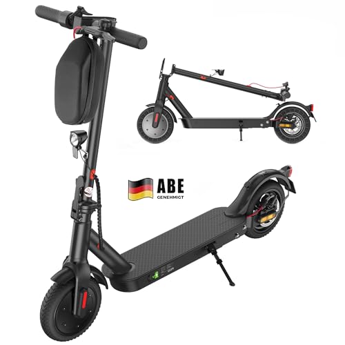Fahre sicher und schnell – E Scooter mit Straßenzulassung für Erwachsene | 30 km Reichweite, 20 km/h, 350W Motor, 8,5 Zoll Wabenreifen, Duales Bremssystem, LED – Ideal für Pendler