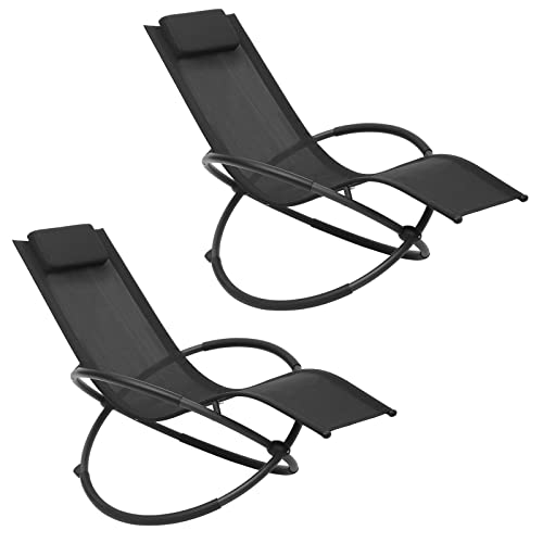 Entspannung pur – Klappbare Schaukelliegen für Outdoor-Genuss – Perfekt für Garten, Balkon und Terrasse – Mit Kopfstütze und Armlehnen – Ideales Set für relaxte Momente im Freien.