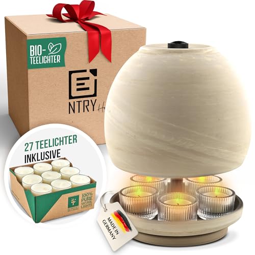 Stilvoller Teelichtofen für gemütliche Wärme – Doppelwandig und effizient – Perfekt für den Tisch – NTRY Home® CandleStove Teelichtofen – für alle, die es gerne warm und behaglich haben.