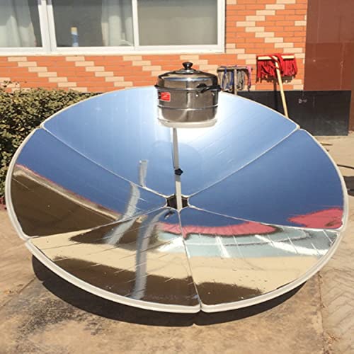 Camping-Solarofen – Effizientes Kochen unterwegs – Für Outdoor-Abenteurer – YILEFU Tragbarer Solarkocher mit 1800W – Sonnenreflektierende Heizungen – Solarbetriebener Herdofen – Ideal für Wanderungen, Picknicks und Camping – 1,5M Durchmesser.