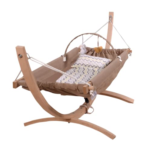 Entspannen für die Kleinsten – FAFOUR Baby Hammock | Sanftes Wiegen für Neugeborene | Vintage Babyhangematte für Eltern mit Stil | Perfekter Ort zum Schlafen im Kinderzimmer.