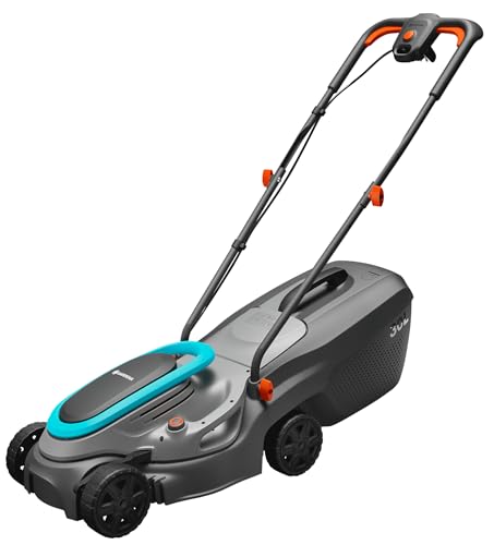 Effizientes Rasenmähen leicht gemacht – Elektro-Rasenmäher PowerMax 32/1200 G2 | Ideal für bis zu 300 m², 1200 W Leistung, 32 cm Schnittbreite, 30 l Fangvolumen, ErgoTec Griff, zusammenklappbar