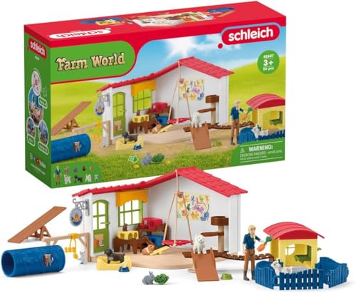 Tierhotel 42607 – Komplettes Set für Bauernhof-Spaß – Ideales Geschenk für Jungen und Mädchen – Enthält Haus, Stall, Tiere und Zubehör – Perfektes Spielzeug für Kinder ab 3 Jahren.