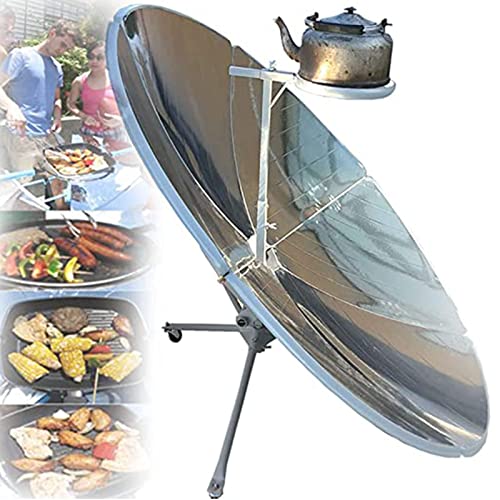 SolarCocoon – Kochen mit Sonnenenergie – für Outdoor-Abenteurer | Tragbarer Solarkocher, konzentrierte Wärme, parabolischer Sonnenofen, 1,5 m Durchmesser, nachhaltiges Kochen unter freiem Himmel.