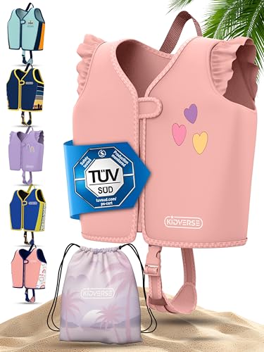 Schwimmweste für Kinder 3-6 Jahre – TÜV geprüft und sicher – Perfekte Schwimmhilfe für Schwimmanfänger – Ideal zum Schwimmen lernen – Komfortable Kinderschwimmweste für unbeschwerten Badespaß.
