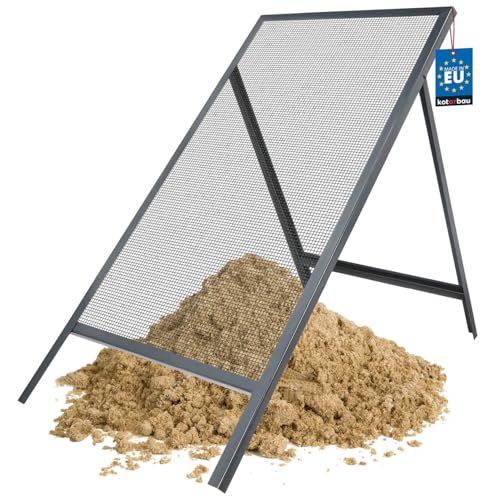 Effizientes Gärtnern leicht gemacht – KOTARBAU® Durchwurfsieb 60 x 120 cm | Stahldraht 6 x 6 mm | Ideal für Kompost, Garten und Bau | Robustes und vielseitiges Gartensieb.
