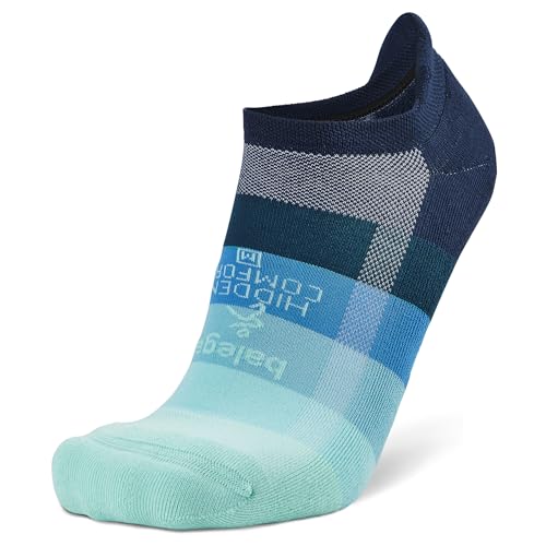 Bequeme und leistungsstarke Socken für aktive Damen und Herren – Maximale Polsterung und Atmungsaktivität für ultimativen Komfort beim Laufen, Wandern oder Fitness - Größe S, blau/aqua.