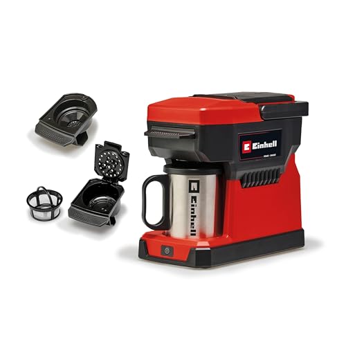 Frisch gebrühter Kaffee für unterwegs – immer und überall genießen | Akku-Kaffeemaschine für Filterkaffee & Kaffeepads | Ideal für Pendler, Camper & Outdoor-Enthusiasten