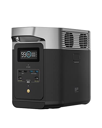 Delta 2 Tragbare Powerstation – Zuverlässige Energieversorgung für unterwegs – Ideal für Camping und Wohnmobile, erweiterbar auf bis zu 3kWh – Perfekt für Outdoor-Fans und Abenteurer.
