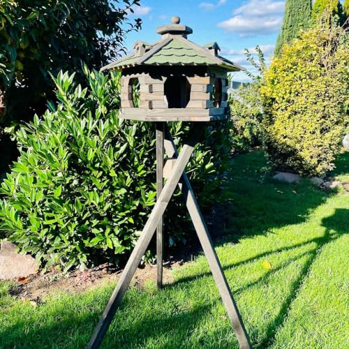 Vogelliebhaber aufgepasst! Entdecken Sie das DARLUX XL Sechseck Vogelfutterhaus – perfekt für Ihre gefiederten Freunde! Stilvoll, stabil und wetterfest für langanhaltende Freude im Garten.