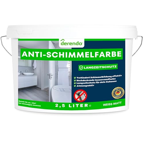 Schimmel adé – die neue Generation der Anti-Schimmelfarbe! Hohe Deckkraft, langanhaltender Schutz und einfach in der Anwendung. Perfekt für feuchte Räume wie Badezimmer und Schlafzimmer.