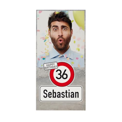 Personalisierte Geburtstagsschokolade – Mit eigenem Foto und Name – Perfekt für Geburtstagsfeiern