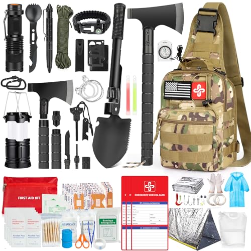 Ultimatives Survival-Set – 262-teilig für alle Outdoor-Abenteuer – Erste-Hilfe-Set inklusive – Perfekt für Camping, Wandern und Notfälle – Ein Muss für alle Abenteurer und Outdoor-Fans!