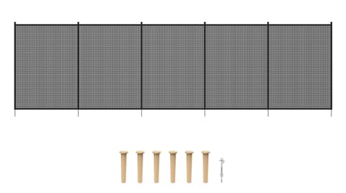 Sicherheit geht vor – Abnehmbarer DIY Poolsicherheitszaun für Kinder und Haustiere | Schützen Sie Ihren Gartenpool mit diesem temporären netzartigen Zaun | Ideal für In-Ground-Pools, einfach zu installieren.