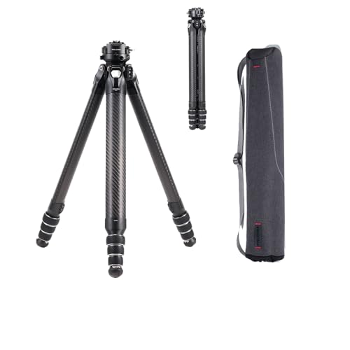 Leichtes Carbonfaser-Kamerastativ – Stabil und kompakt – Perfekt für Reisende und Fotografen – Falcam TreeRoot 61 F38 Pro Quick Lock mit 360-Grad-Kugelkopf und 5 kg Tragkraft