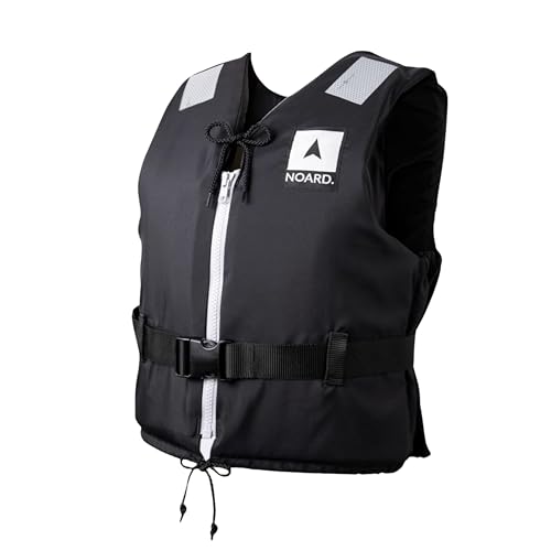 Optimaler Schutz im Wasser – NOARD Schwimmhilfe – Black Edition – 25-40 kg – Schwimmweste für Kinder geeignet – 50N Auftrieb – inkl. Solas Reflektoren
