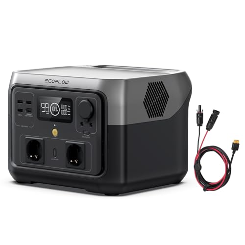 Tragbare Powerstation – Zuverlässige Energiequelle für unterwegs – Ideal für Camping, Notstrom und Wohnmobile – Schnellladung in 1 Stunde – Bis zu 1000W Leistung – Für Outdoor-Fans geeignet.