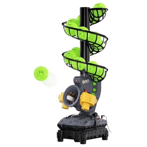 A11N Pickleball Automatic Launcher - Perfekte Schläge garantiert! - Ideal für Anfänger und Profis - Trainiere Vorhand- & Rückhandtechnik spielend leicht - Indoor/Outdoor für alle Spielstärken