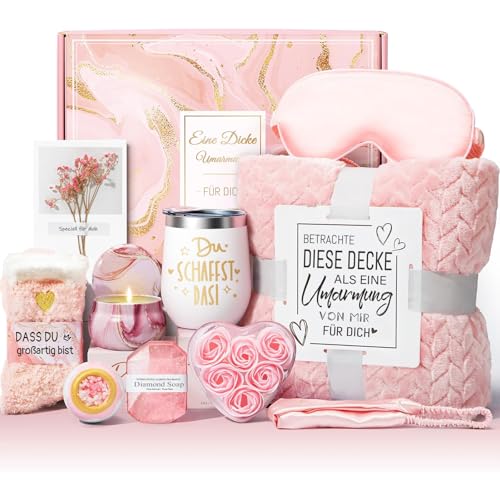 Genießen Sie stilvoll unterwegs – Edelstahl Weinbecher & Decke Set - Perfektes Geschenk für Frauen - Geburtstag, Weihnachten - Freundin, Schwester - Praktisch und elegant für jede Gelegenheit.