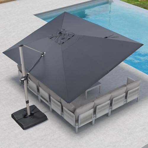Sonnenschirm – Groß und wasserdicht – Perfekt für Garten und Terrasse. Der PURPLE LEAF Sonnenschirm bietet mit 300 x 400 cm ausreichend Schutz vor Sonne und Regen für Outdoor-Genießer.