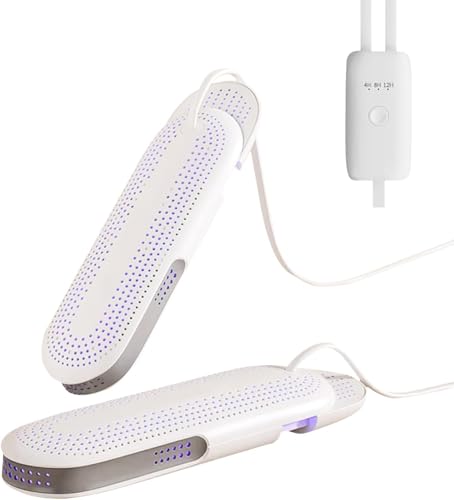 Schuhtrockner Elektrisch – Trockene, warme Schuhe in Minuten – Perfekt für Outdoor-Fans | Ski-Fahrer | Eltern – Antibakterielle Wirkung – 3 Modi & Timer – EU Stecker