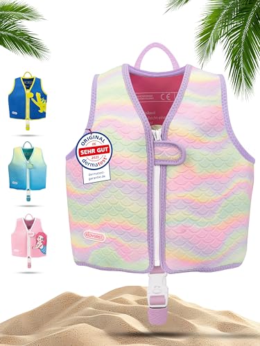 Schwimmweste Kleinkinder 1-2 Jahre – Sicherer Badespaß für die Kleinen – Schwimmhilfe mit optimalem Bauchumfang – Ideale Schwimmweste für Kinder zum spielerischen Lernen im Wasser – Schwimmweste Kindergarten geeignet.