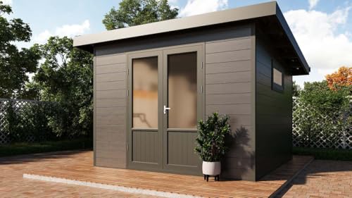 Gerätehaus – Robustes WPC Material – Perfekt für Gartenliebhaber
Ein Gerätehaus aus Holz/Kunststoff in Anthrazitgrau, mit 28 mm Wandstärke, ideal für die Aufbewahrung von Gartengeräten und Zubehör. Ideal für Gartenliebhaber.